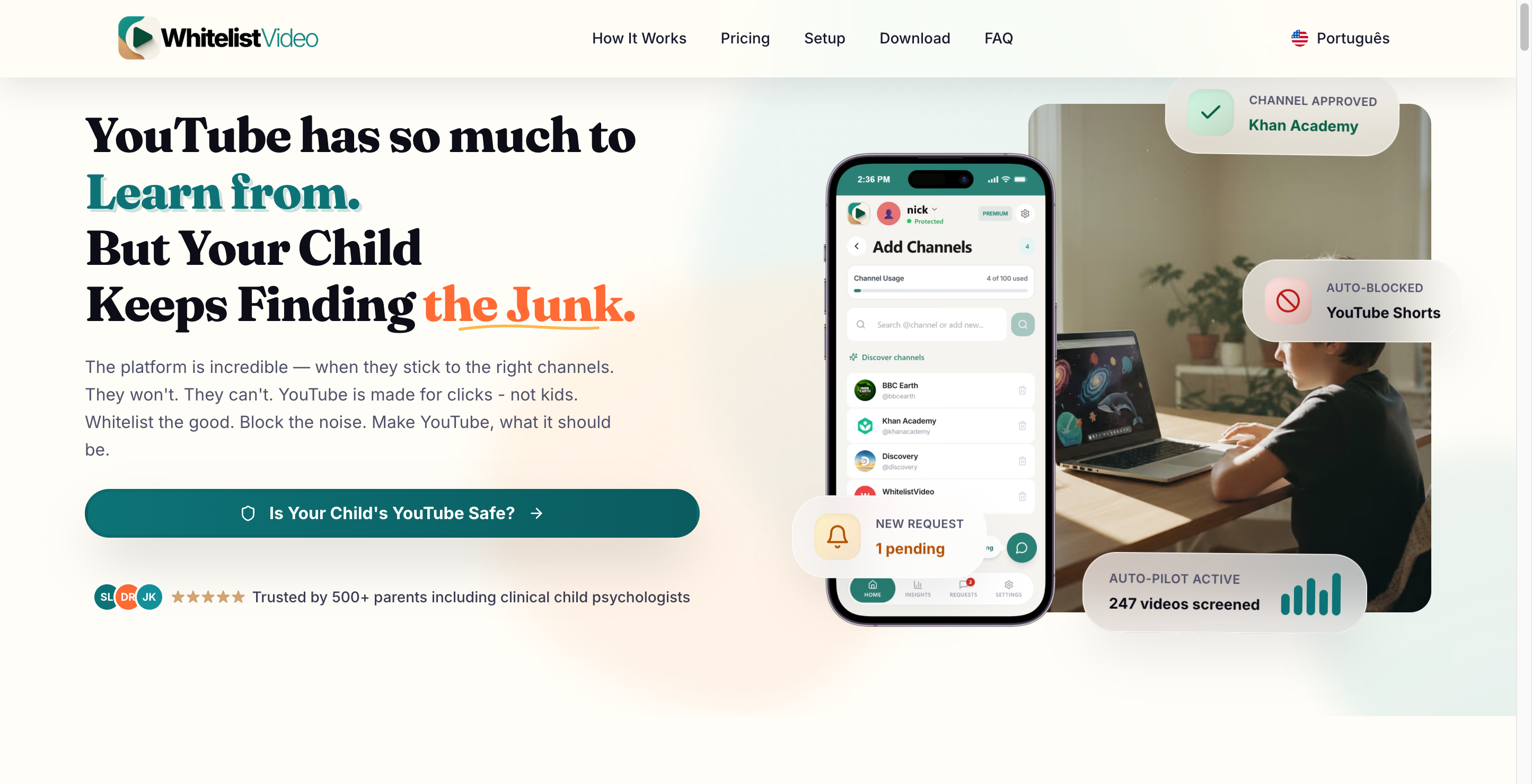 WhitelistVideo interface